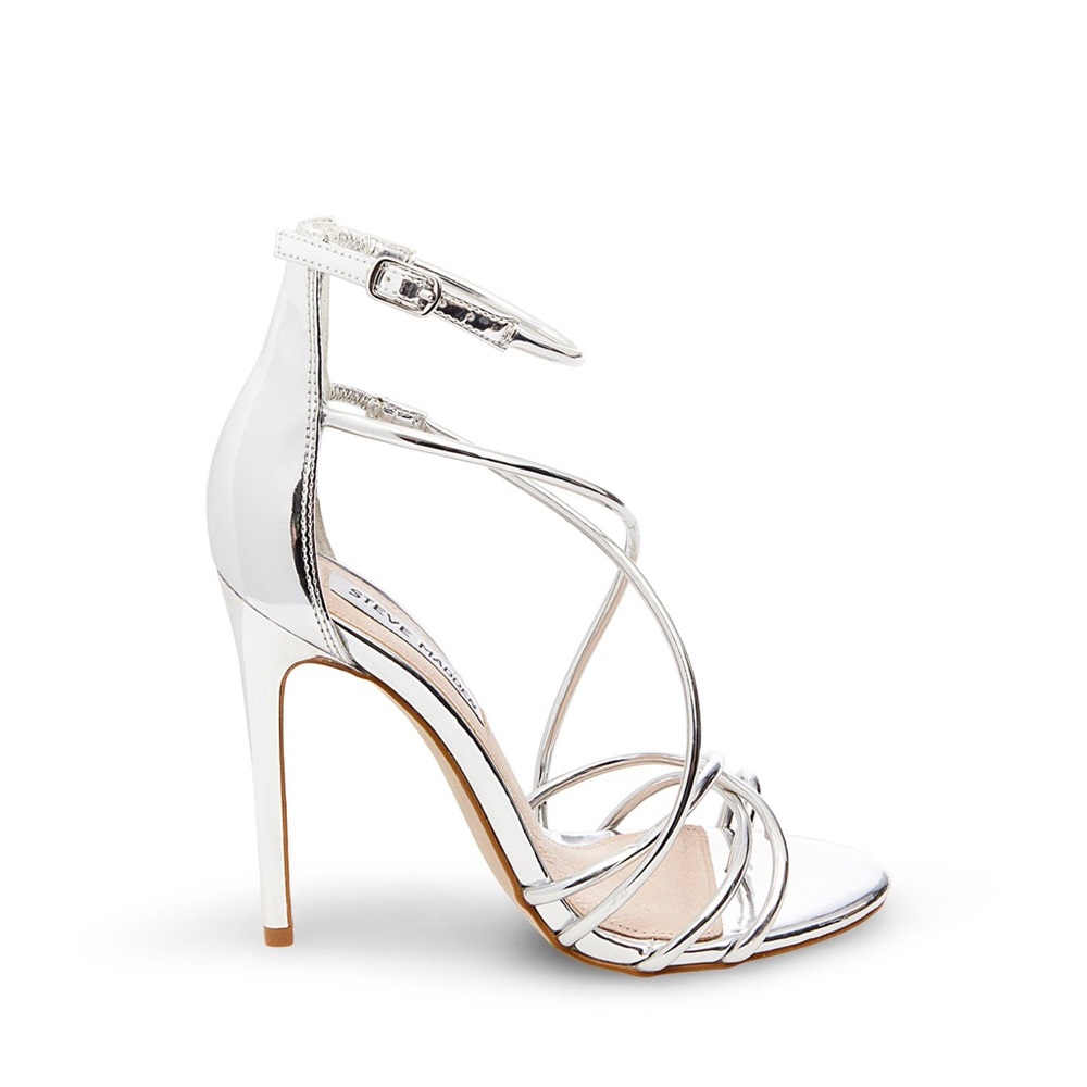 Steve Madden Satya heels silver
